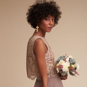 NWOT BHLDN JENNY YOO CLEO LACE CROP TOP SIZE M